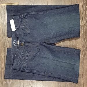 ❤️ NWT! ANN TAYLOR LOFT WIDE LEG TROUSER JEANS, 00P (24 PETITE)